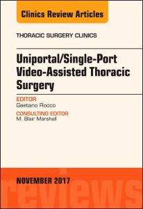 Uniportal/Single-Port Video-Assisted Thoracic Surgery, An Issue of Thoracic Surgery Clinics