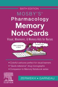 Mosby's Pharmacology Memory NoteCards - E-Book