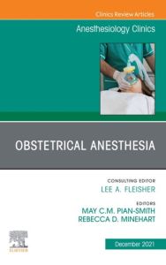 Obstetrical Anesthesia, An Issue of Anesthesiology Clinics, E-Book