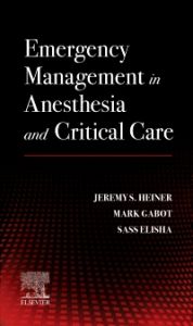 Emergency Management in Anesthesia and Critical Care - Elsevier E-Book on VitalSource