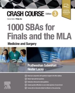 Crash Course: 1000 SBAs for Finals and the Medical Licensing Assessment (MLA) - E-BOOK