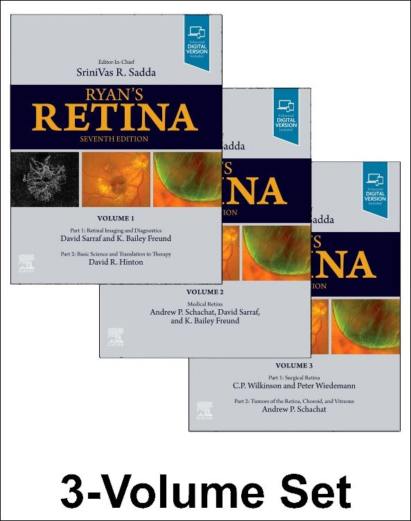 Ryan's Retina: 7th edition | Edited by SriniVas R. Sadda | ISBN:  9780323722131 | Elsevier Asia Bookstore