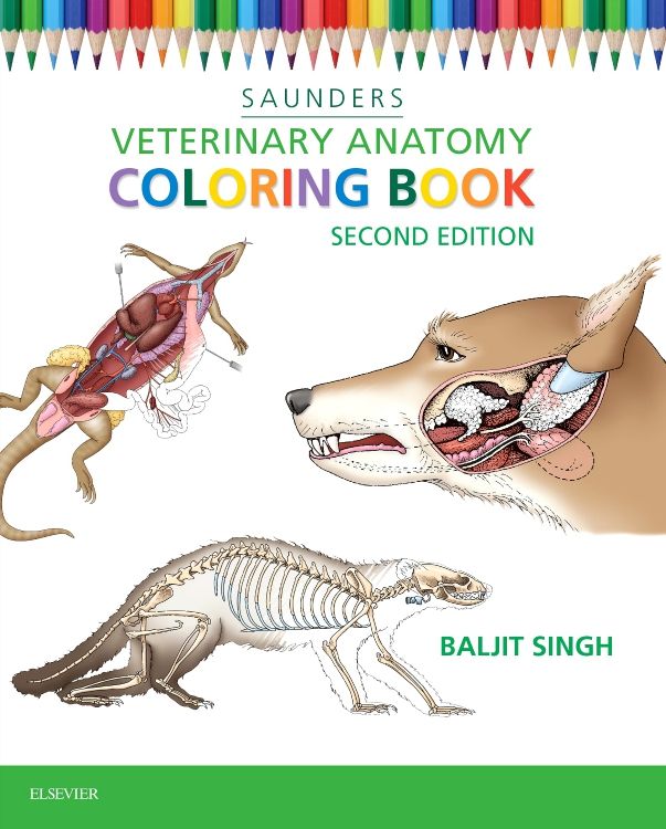 Veterinary Anatomy Coloring Book: 2nd Edition | Baljit Singh | ISBN ...