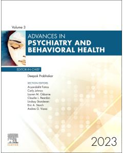 Advances in Psychiatry and Behavioral Health, Volume 3