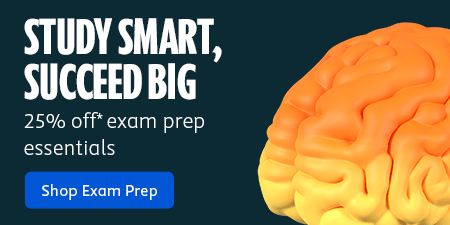 Study Smart, Succeed Big - 25% off exam prep essentials